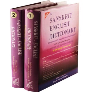 A Sanskrit-English Dictionary 2 Volumes