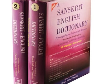A Sanskrit-English Dictionary 2 Volumes