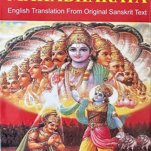 Mahabharata of Vyasa: Sanskrit Text with English Translated according to M.N. Dutt; 7 Volumes.
