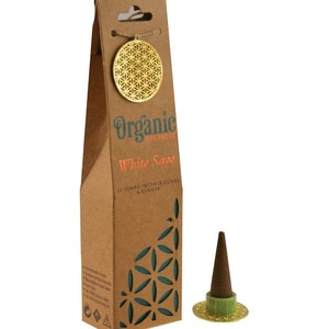 Organic Goodness Incense Cones White Sage