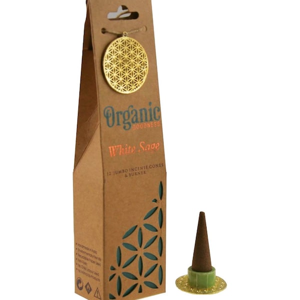 Organic Goodness Incense Cones White Sage