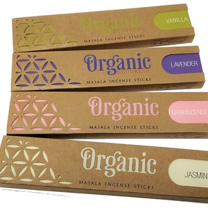 Organic Hand Rolled Incense Sticks for Meditation image 1