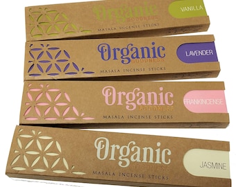 Organic Hand Rolled Incense Sticks for Meditation