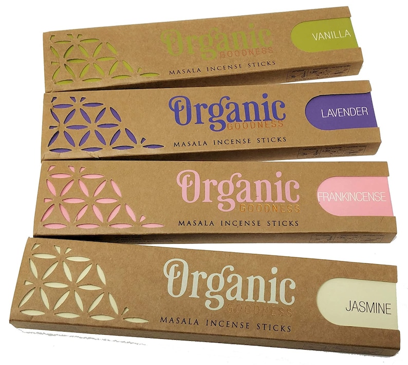 Organic Hand Rolled Incense Sticks for Meditation image 1