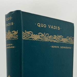 Antique 1890 Quo Vadis by Henryk Seinkiewicz, Very Good Condition