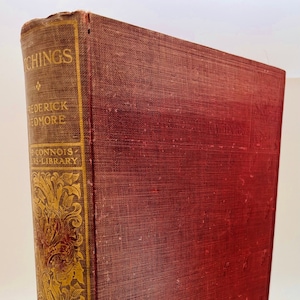 Antique Large Picture Book- Etchings by Frederick Wedmore, 1912, Illustrated, See Condition!