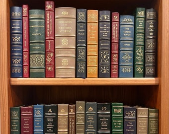 Vintage Leather Medical Classics Gilded Limited Edition Books- Psychology, Neurology, the Brain, and More