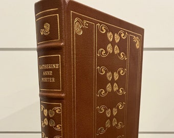 Vintage Leather The Collected Stories of Katherine Anne Porter, Franklin Library Gilded Collectors Edition, 1980