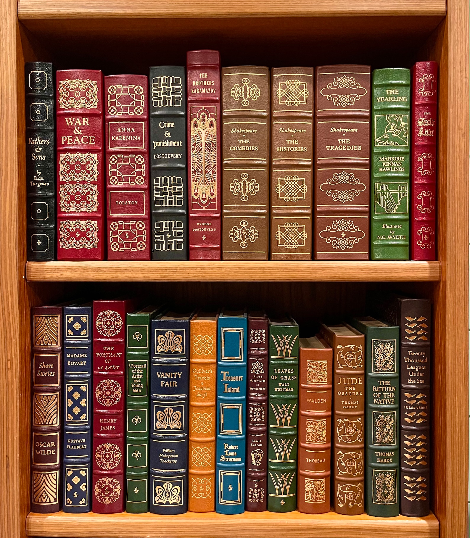 Vintage Leather Classics Easton Press 100 Greatest Books, Gilded Full