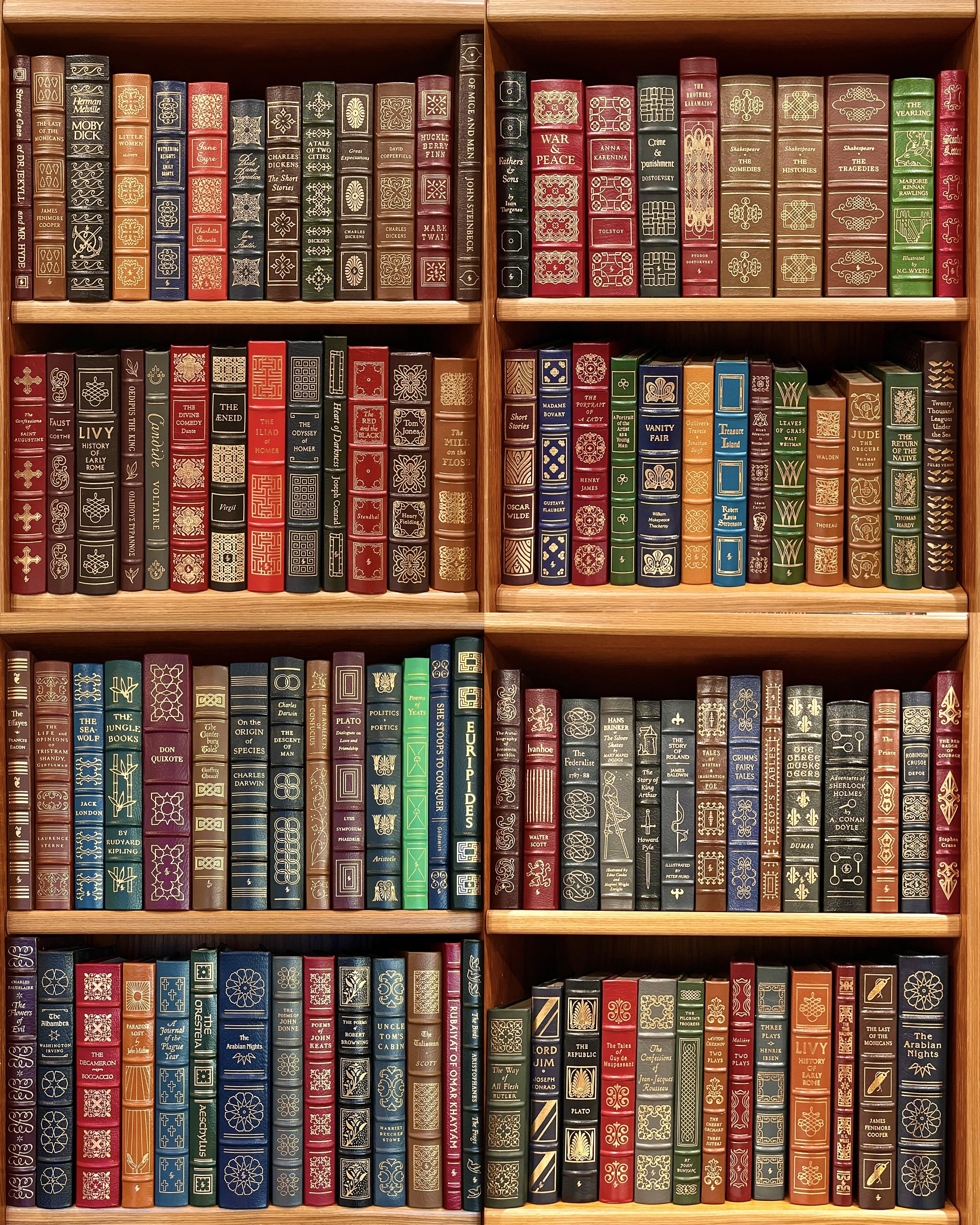 Vintage Leather Classics- Easton Press 100 Greatest Books, Gilded