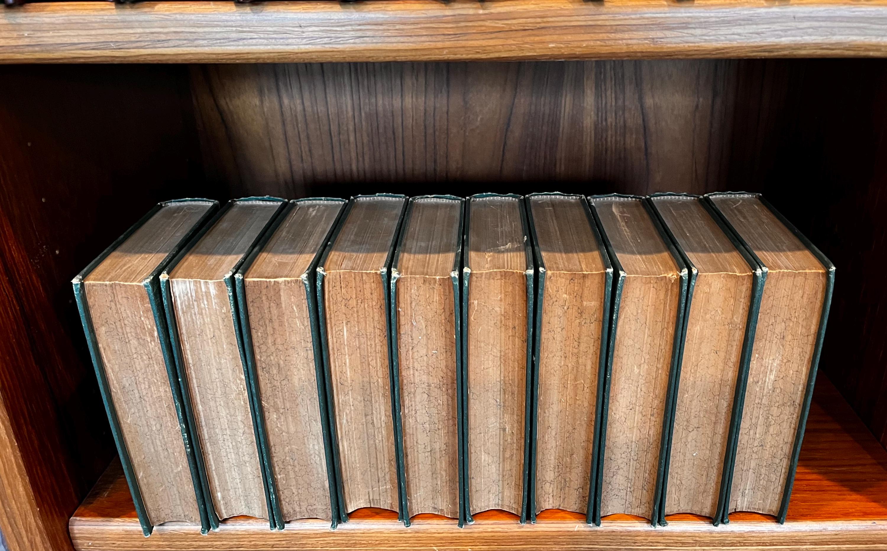 Antique Goethe's Works (werfe) German Bookset, 1875, 10 Volumes