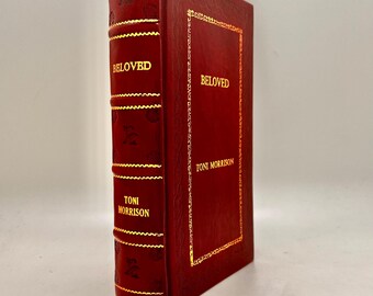 Leather Beloved by Tony Morrison, Vintage Gilded Custom Bound Book
