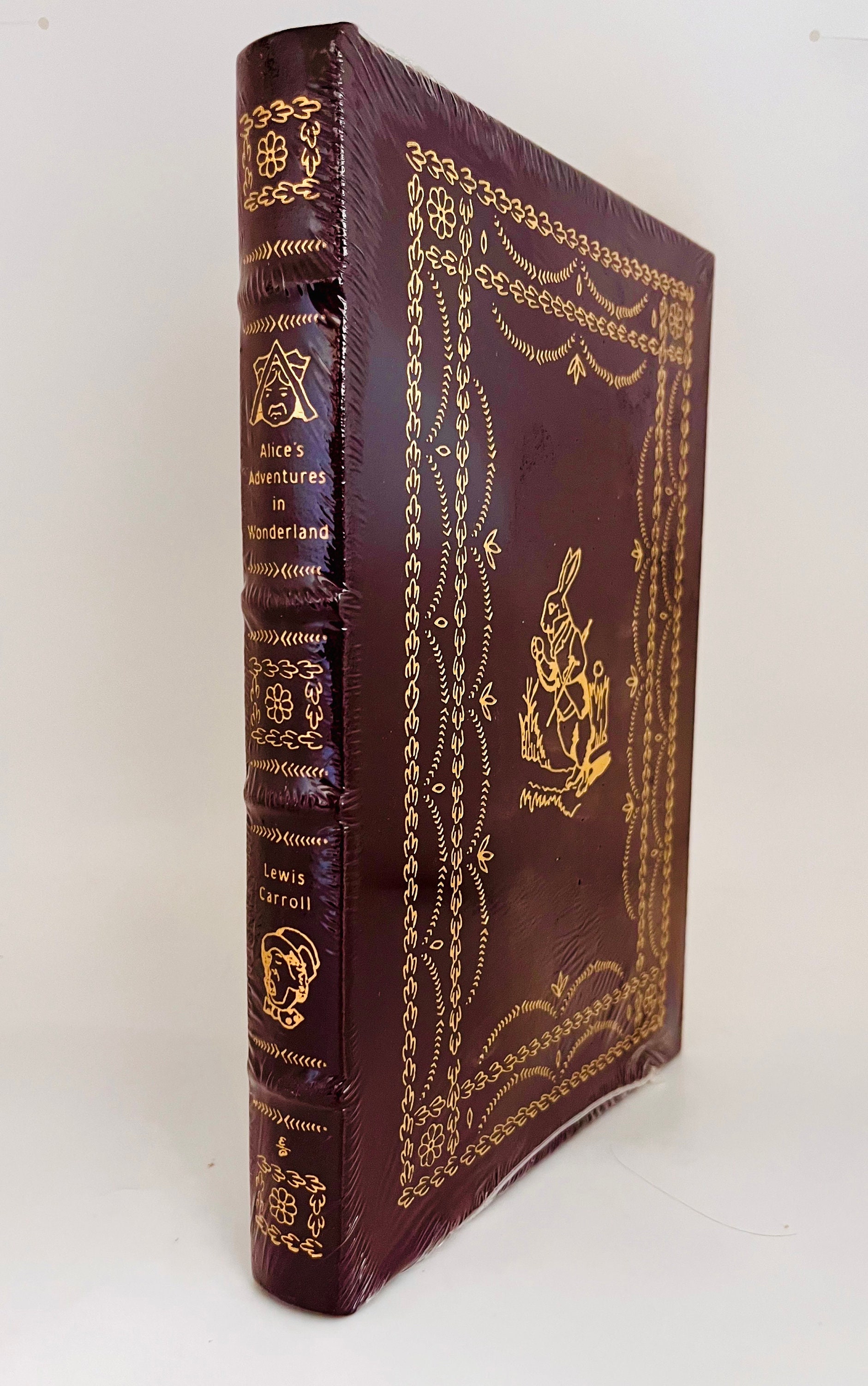 Leather Alice in Wonderland by Lewis Carroll, Gilded Full Leather