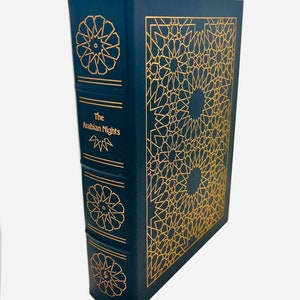 Vintage Leather The Arabian Nights Entertainments- Sir Richard F. Burton, 1981, Gilded Full Leather Easton Press Illustrated Collectors Book