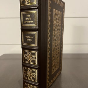 Vintage Franklin Library Magic Mountain by Thomas Mann, 1982, Quarter Leather Great Books Edition