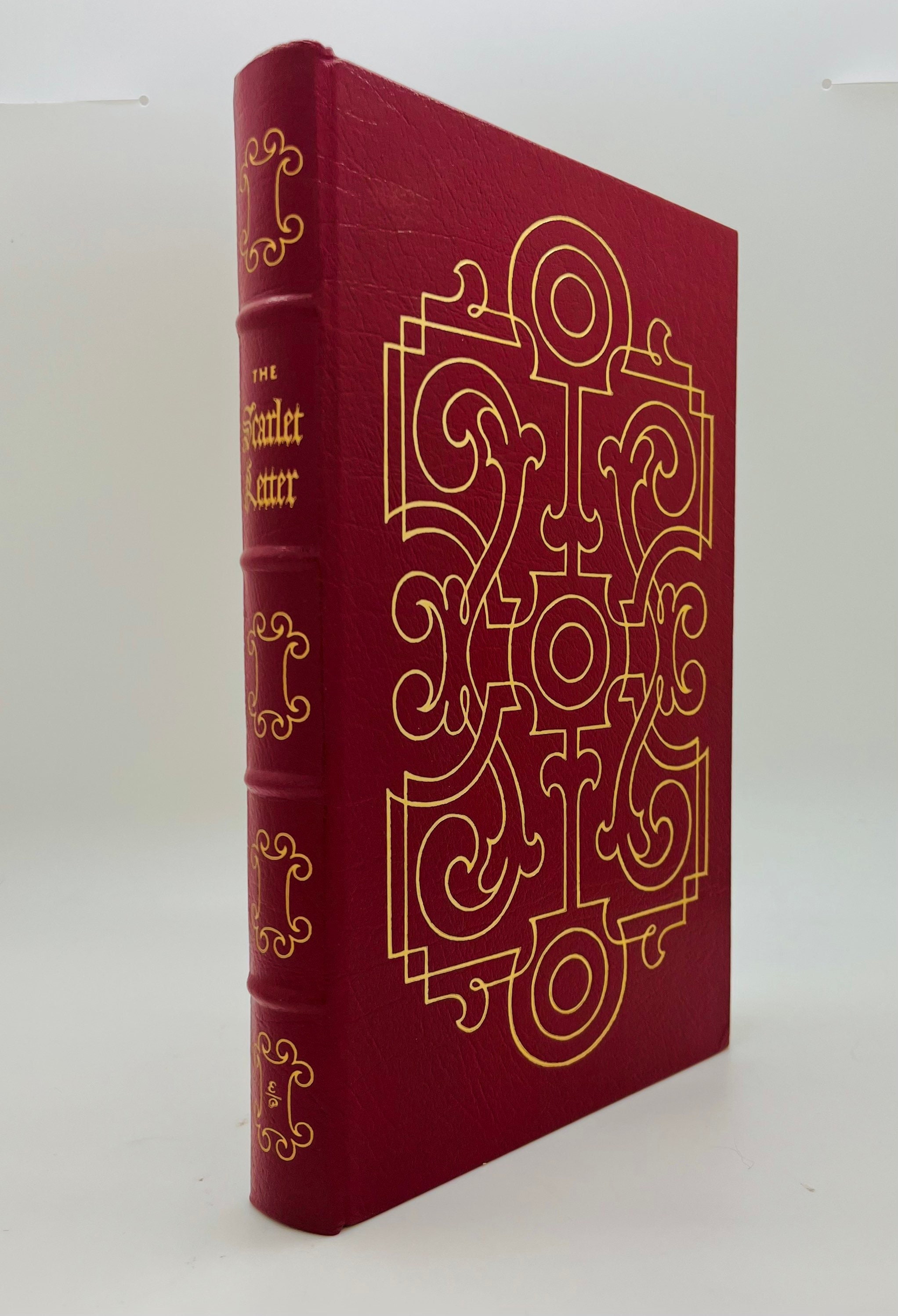 Vintage Leather the Scarlet Letter by Nathaniel Hawthorne, 1975