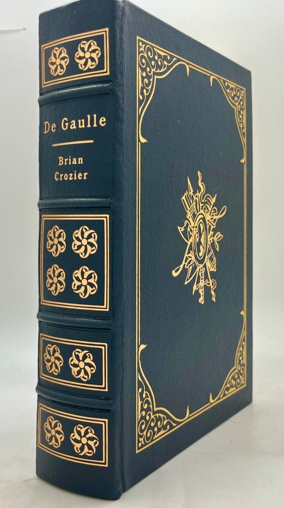 De Gaulle by Brian Crozier, Foreword by Richard Nixon, Gilded