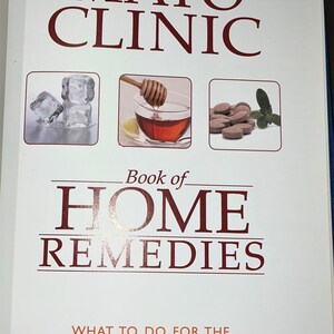 Mayo Clinic Book of Home Remedies – Decorative Gilded Blue Leather – rare Easton Press Edition image 2
