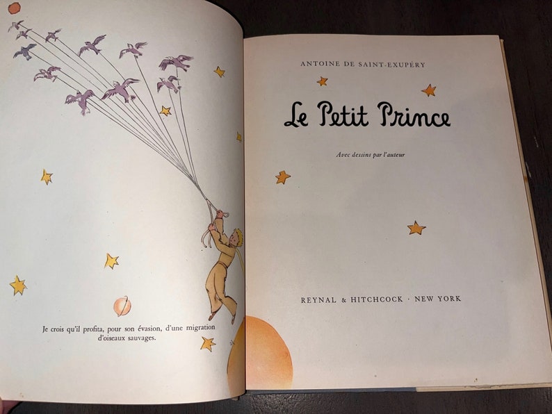 True First Edition Le Petite Prince 1943 the Little - Etsy