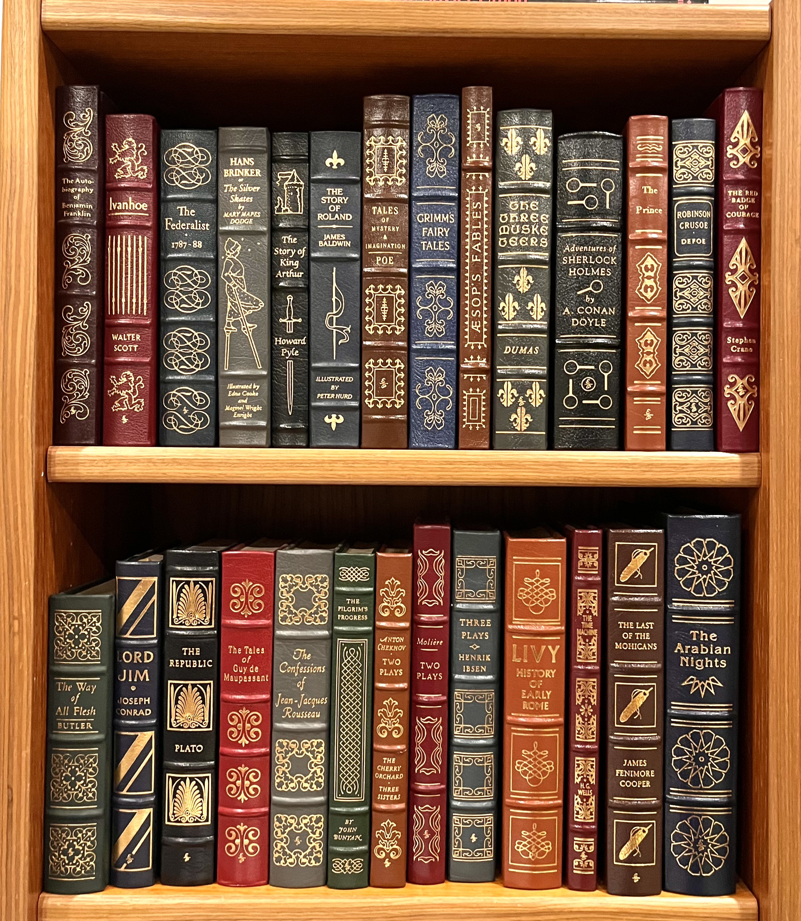 Vintage Leather Classics Easton Press 100 Greatest Books, Gilded Full