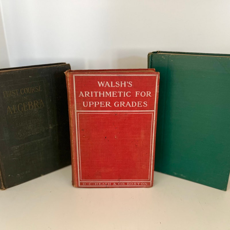 Antique Mathematics Book - Etsy