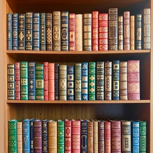 Full Leather Classic 100 Greatest Books Part 1, 1974-1985 Vintage Leather Franklin Collectors Editions, See INDIVIDUAL PRICES & CONDITIONS