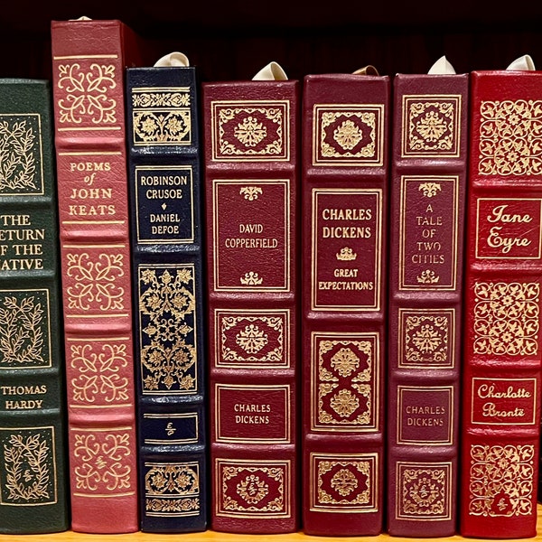 Gilded Leather Classics, 1976-1981, Easton Press Collectors Editions, PLEASE See DESCRIPTION For Individual CONDITIONS