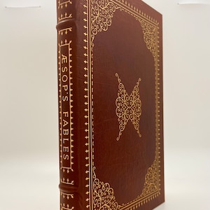 Leather Aesop's Fables 1979, Full Leather Gilded Easton Press Collectors Edition