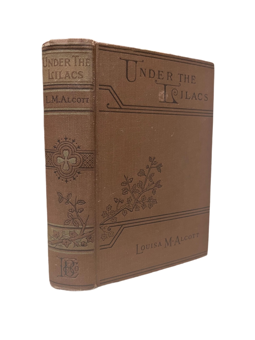 Antique Louisa M. Alcott Under the Lilacs, 1923, Little Brown & Co