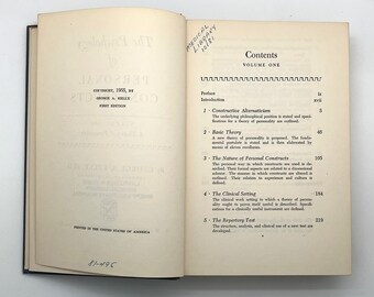 Rare Vintage First Edition Classic Two Volume: Psychology of