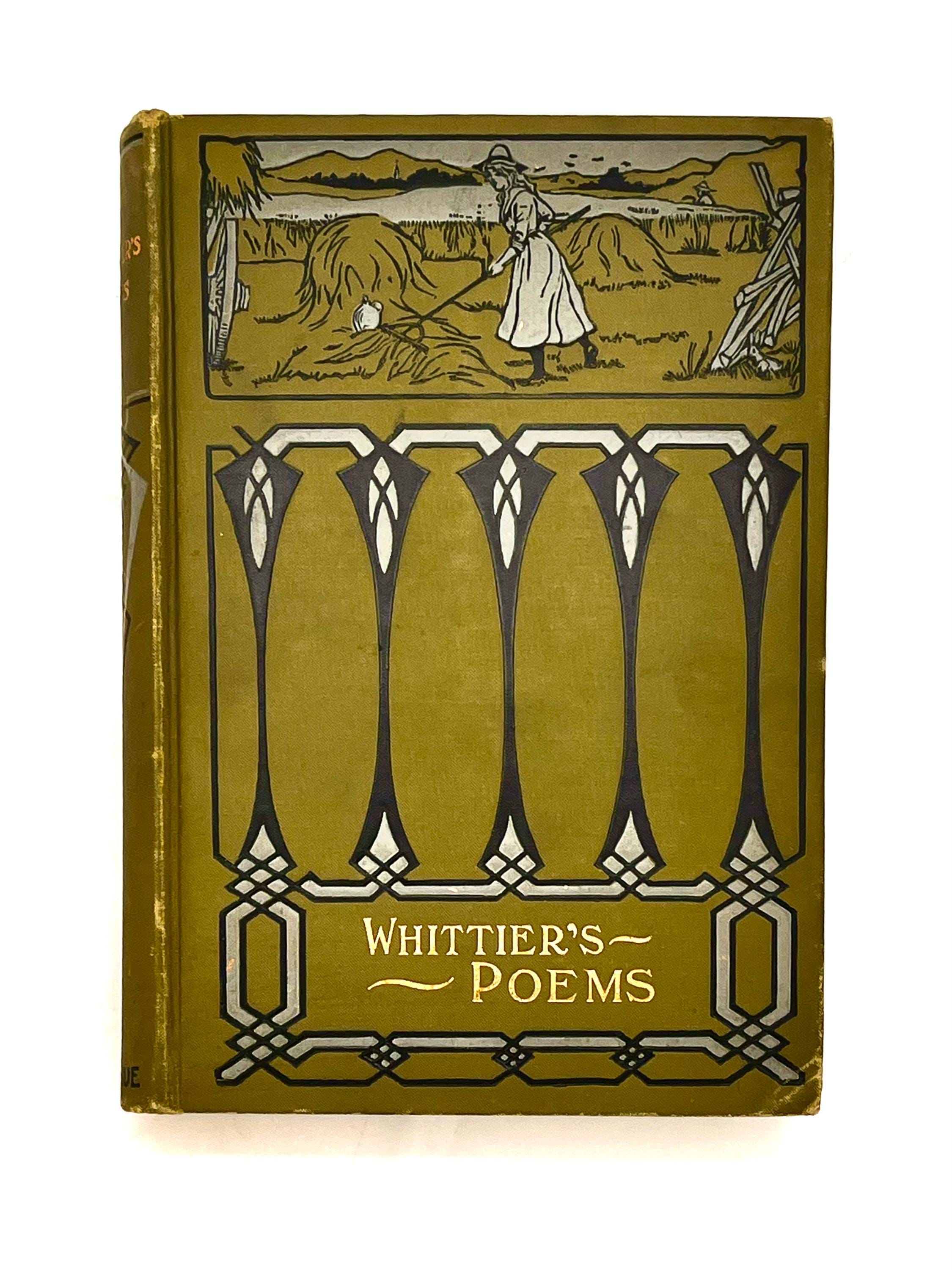 Antique Whittier's Poems, John Greenleaf, M. A. Donohue and Co