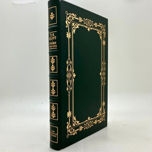 Vintage T S Eliot Leather Bound Franklin Library, Collected Poems