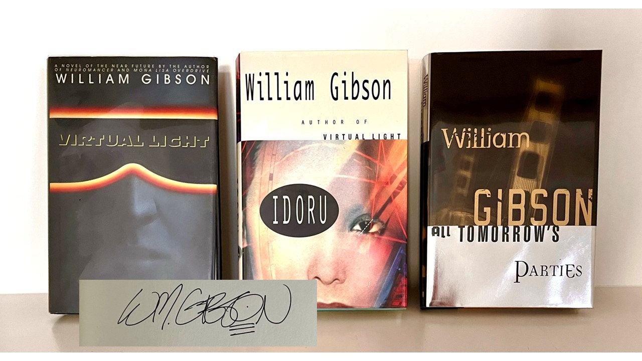 コレクション Gibson Book William Gibson Collection: Signed first editions of Gibson's