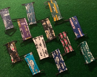 NFL Face Masks w/ Filter Pockets