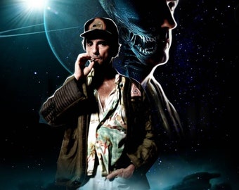 Alien: Harry Dean Stanton’s Tropical Shirt as Brett ALIEN 1979 HAWAII SHIRTS (Original Genuine 100%)