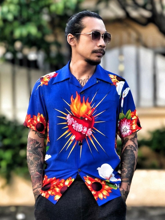 Romeo and Juliet Hawaiian Shirt Heart original Genuine 100