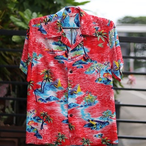 True Romance Hawaiian Shirt Red Hawaiian Shirt (Original Genuine 100%)