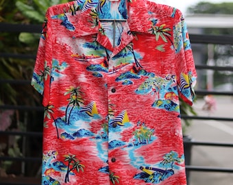 True Romance Hawaiian Shirt Red Hawaiian Shirt (Original Genuine 100%)