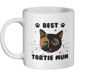 Melhor caneca de cerâmica Tortie Mum