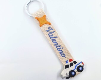 Etiqueta de nombre de police Car Embroidery