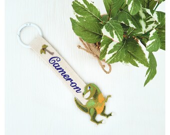 Etiqueta de nombre de tyrannosaurus Embroidery