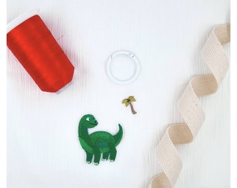 Etiqueta de nombre de brachiosaurus Embroidery