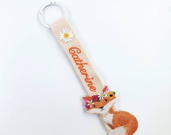 Etiqueta de nombre de Fox Embroidery