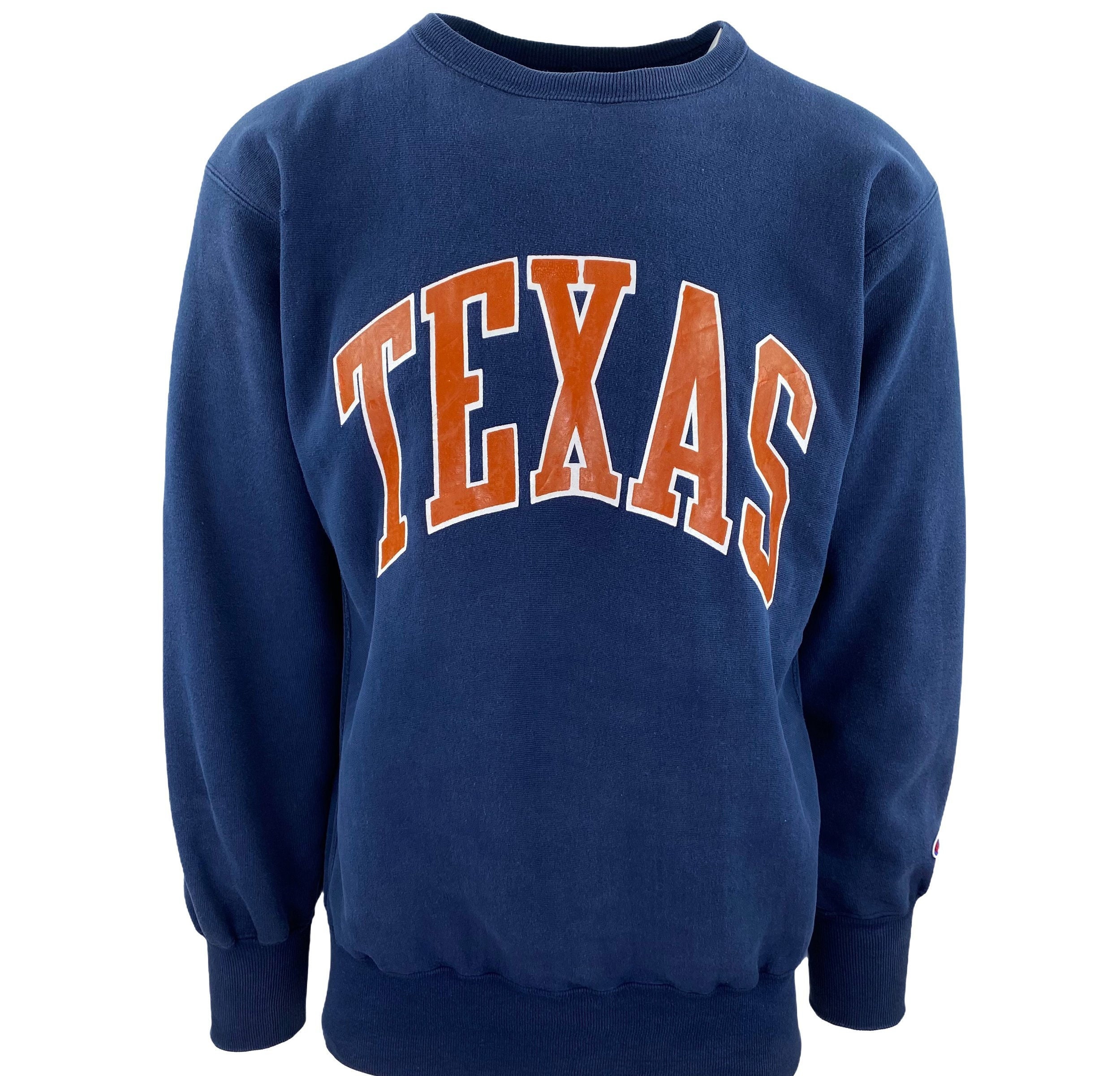 ExtremelyVintageUK Vintage Texas Longhorns Champion Reverse Weave Sweatshirt - 1980s