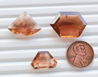 Imperial Topaz Mix Cut Stone Faceted Natural Gemstone | Topaz for Jewelry Making | DIY Jewelry
