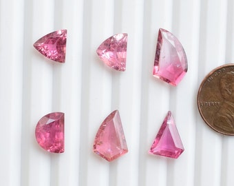 Pierre Tourmaline Rose Du Nigeria 2,21 Ct - Coupe Octogonale, Clarté VS