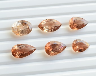 Imperial Topaz Mix Cut Stone Faceted For Jewelry Making Natural Loose Cut Gemstone | Genuine Topaz | Gemstone Supplies
