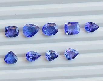 Tanzanite Mix Cut Stone Faceted Natural Gemstone | Tanzanite for Jewelry Making | Gemstone Jewelry | Tanzanite from Tanzania | DIY Jewelry
