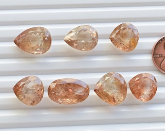 Imperial Topaz Mix Cut Stone Faceted Natural Gemstone | Topaz for Jewelry Making | DIY Jewelry