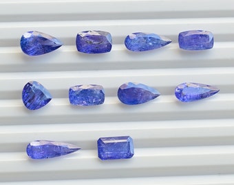 Tanzanite Mix Cut Stone Faceted Natural Gemstone | Tanzanite Gemstone for Jewelry Making | Tanzanite from Tanzania | Gemstone Supplies